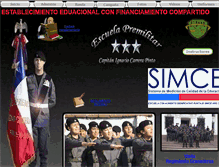Tablet Screenshot of escuelapremilitar.com