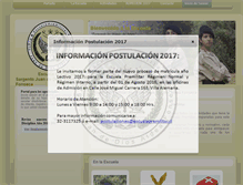 Tablet Screenshot of escuelapremilitar.cl